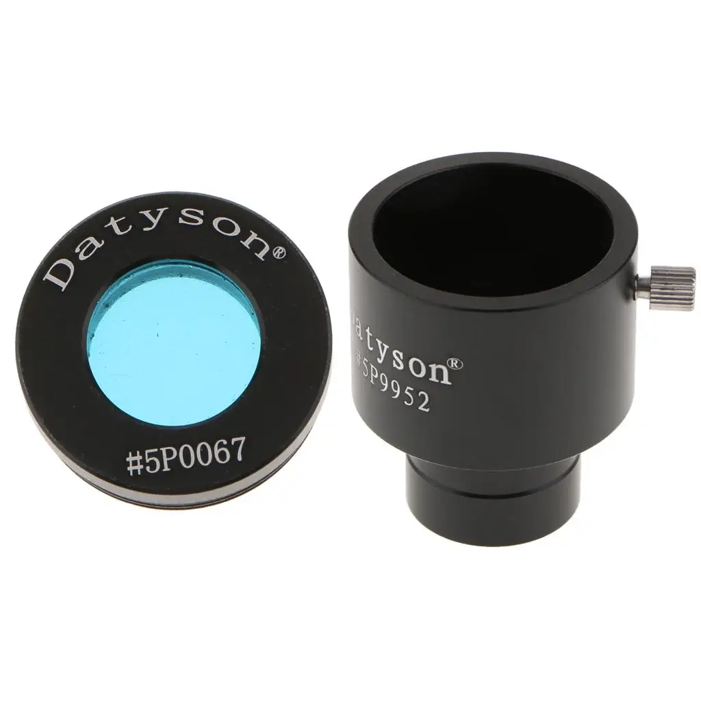 0.965inch to 1.25inch Telescope Eyepiece Adapter (24.5mm to 31.7mm) + Filter