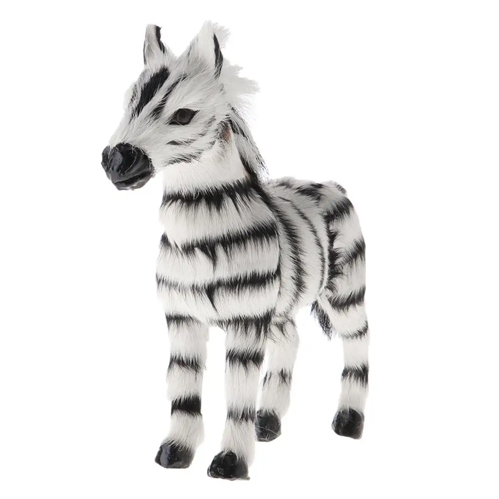 6.9 Inch  Zebra Statue, Simulation  Model Kids Educational Toy, Birthday Gift