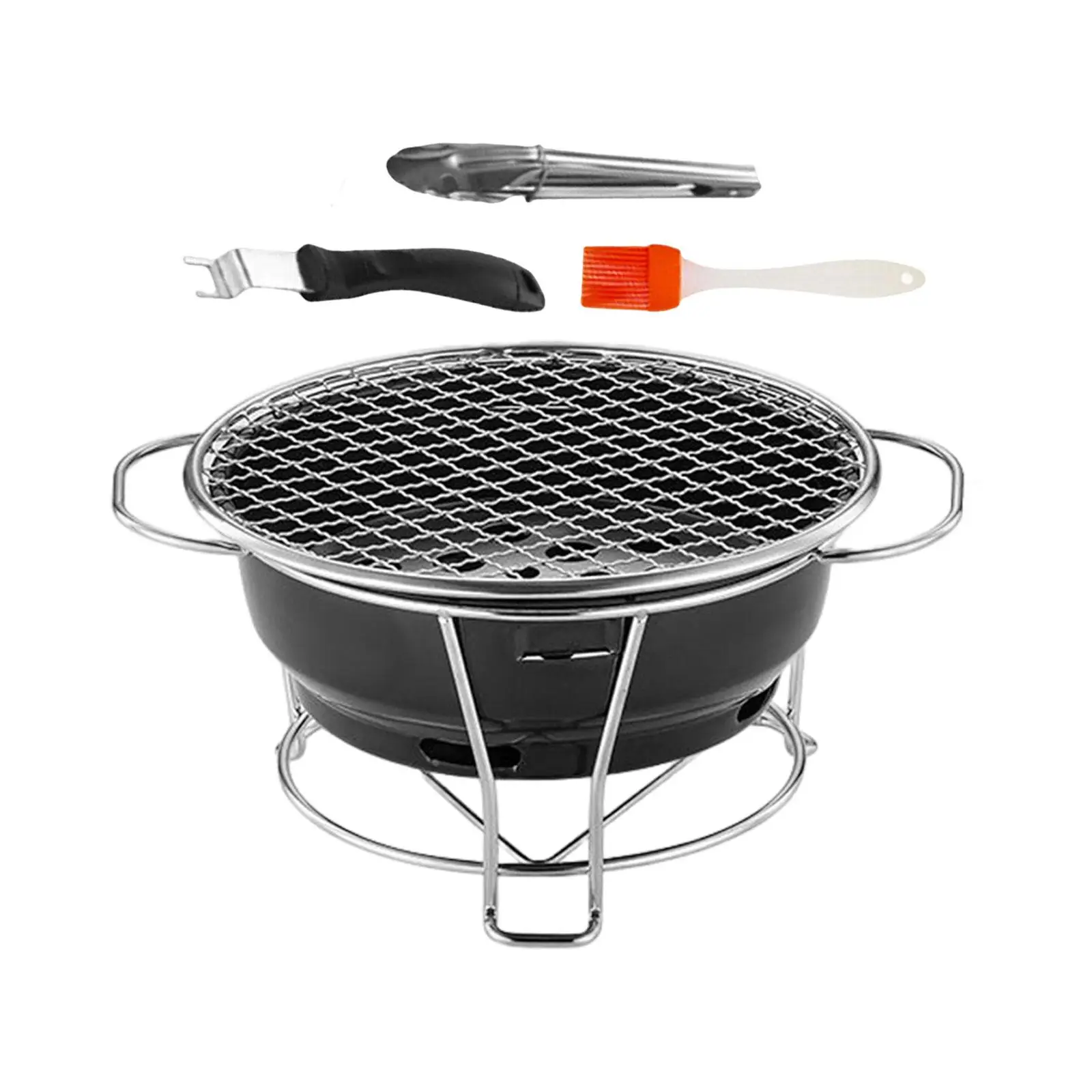 Korean Barbecue Grill Camping BBQ Stove Compact for Outdoor Picnic Backyard