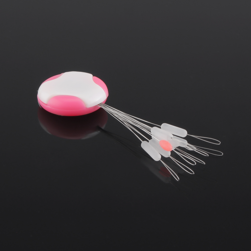 DNDYUJU 80 stücke/10 satz Float Space Bean Wels Karpfen Angeln Float Weiß Gummi Space Beans Zylindrischen Stopper angeln Bobber – Detail 8