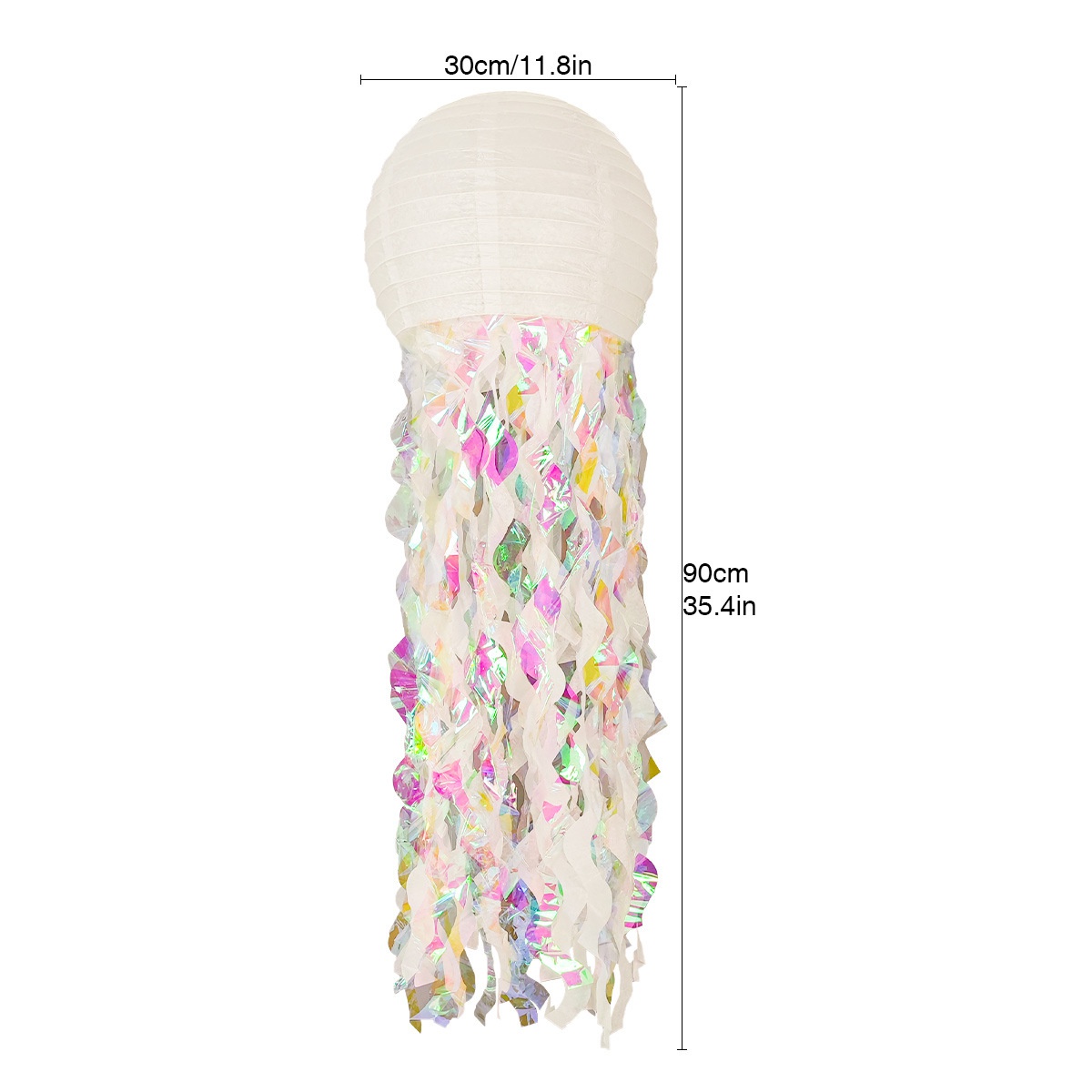 Description Picture 6 of itemHalloween Jellyfish Pumpkin Paper Lantern DIY Ghost Party Pumpkin Bat Trick or Treat Home Shop Decor Happy Halloween Day