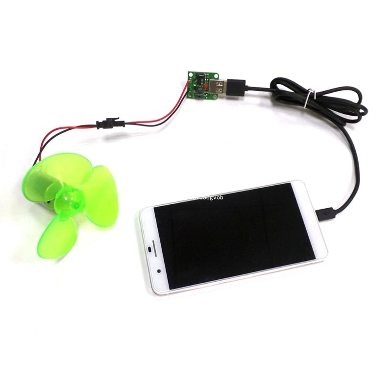 Portable Wind Power Generators DIY Kit Micro Wind Turbine Power Generators Motor Learning Toy Outdoor Phone Chargers