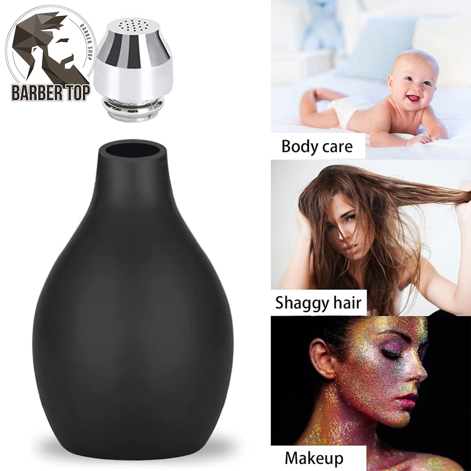 Best of Hair Salon Powder Spray Bottle Barber Refillable Haircut Talcum Powder Powder Container Styling Tools Accessories Wholesale Reviews & Tips