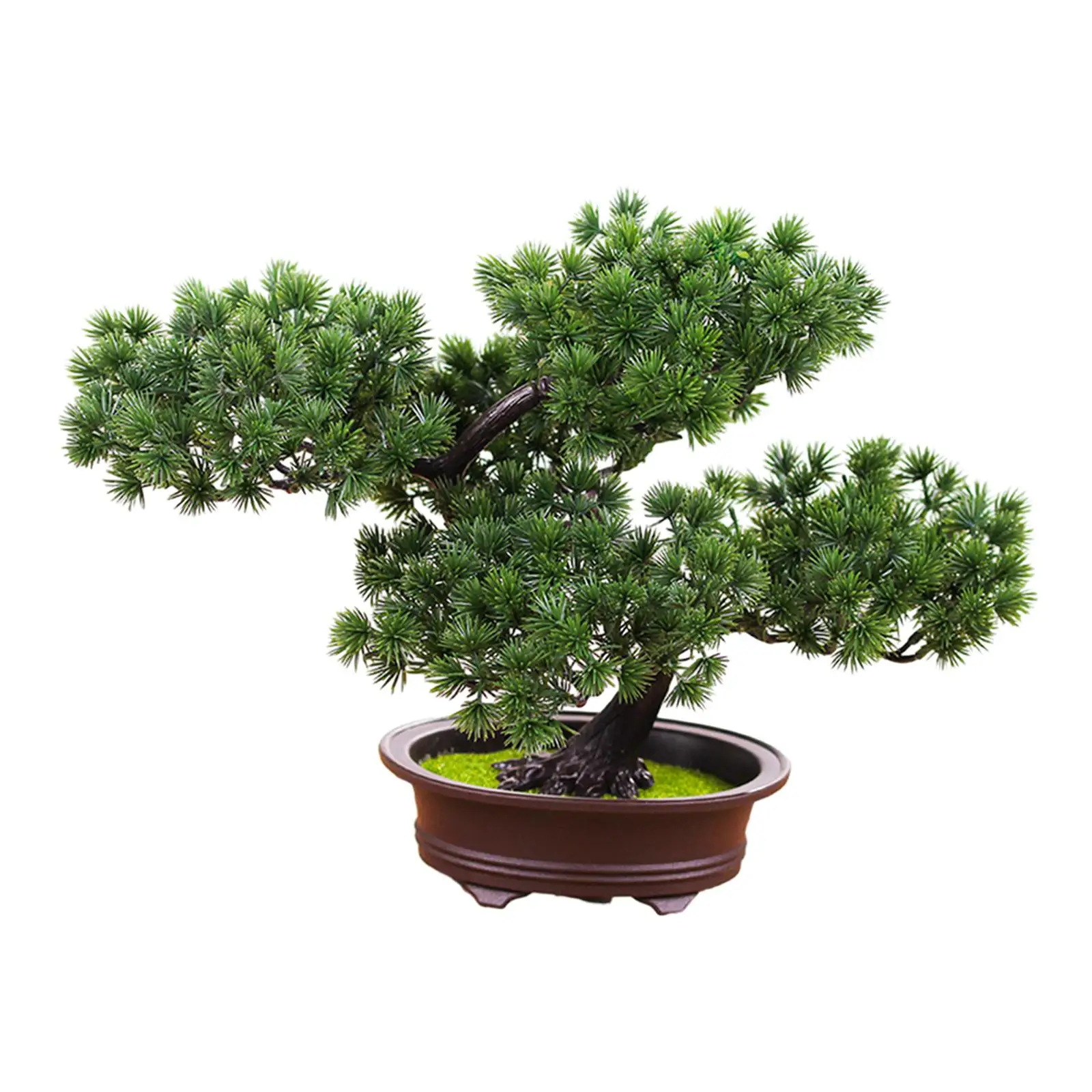 Artificial Bonsai Decor Pine Tree House Plants Desk Ornament for Home Garden