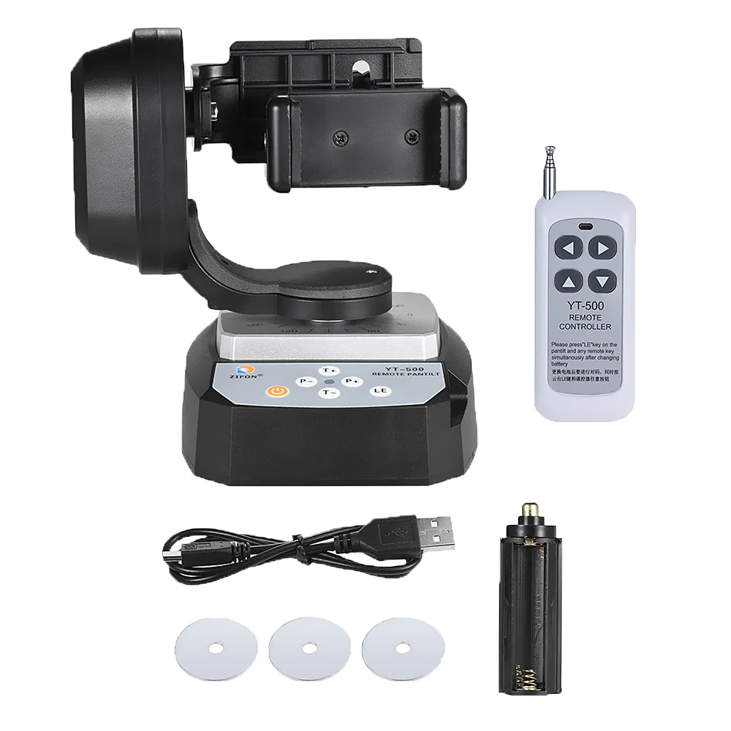 Remote Control Motorized Pan Tilt Head for Gopro Camera Phone Max. Load 500g