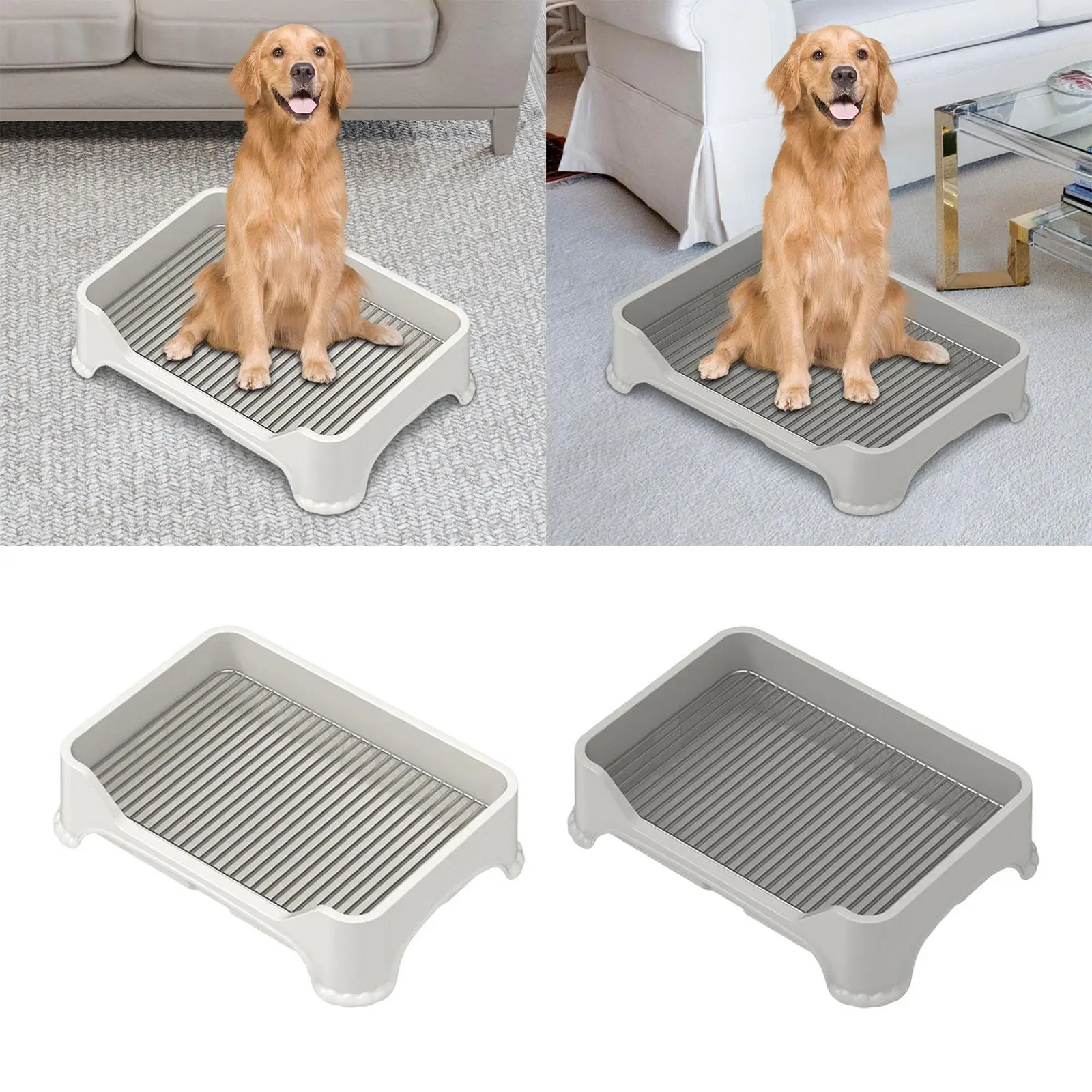 Dog Toilet Puppy Training Potty Tray, Dog Potty Toilet Pet Pee Toilet Potty Trainer Corner Supplies