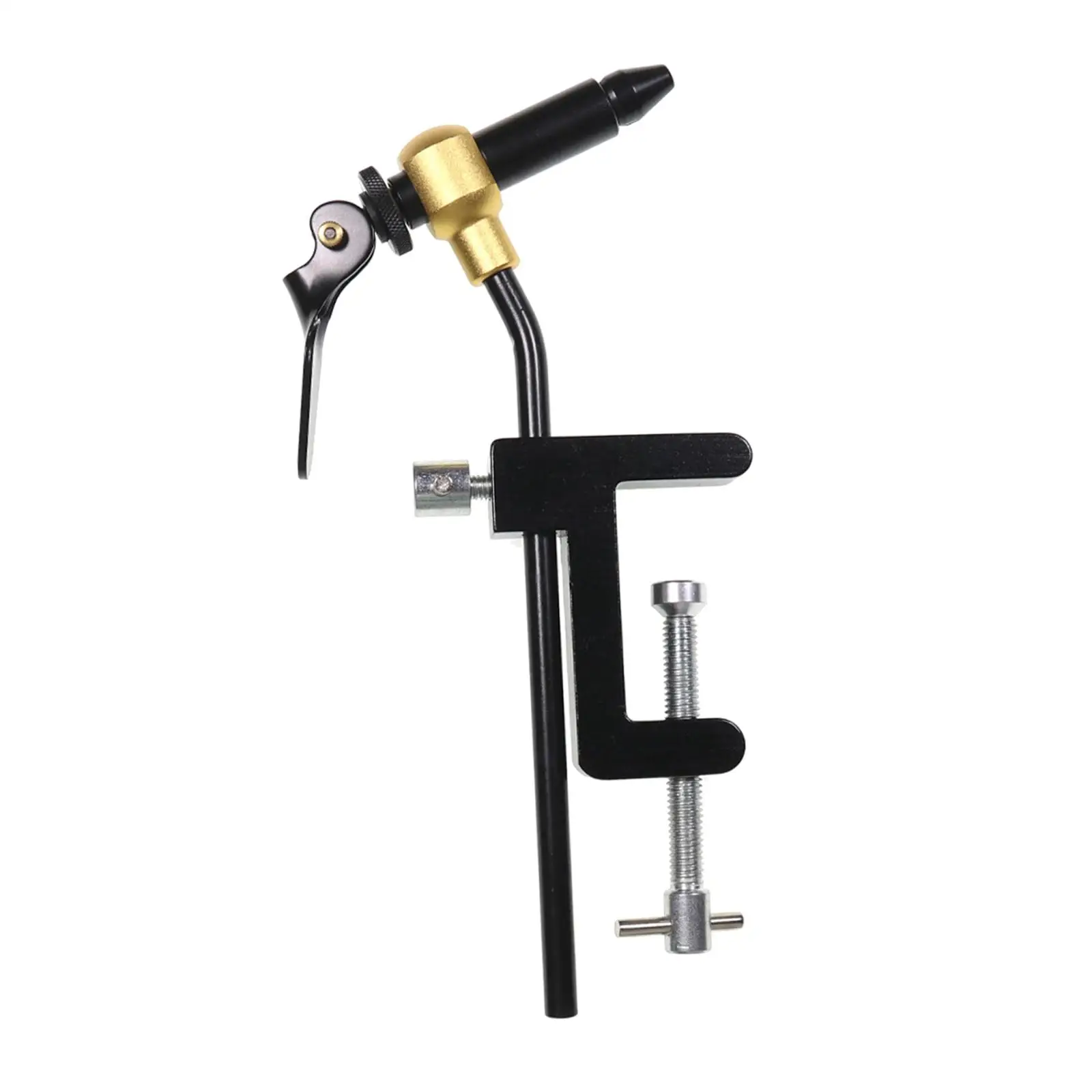 Fly Tying Vise C Clamp Steel Hard Jaws 360 Rotating Precision Table Vise of Fly Tying Tools Fly Hook Tool