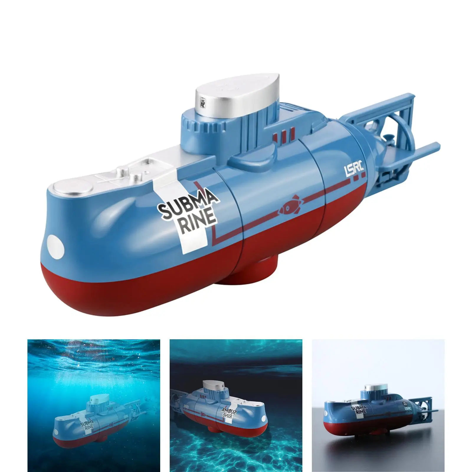 Kid Toy Mini RC Submarine Waterproof Swim Simulation Electric Remote Control Watercraft Model Gift for Kids