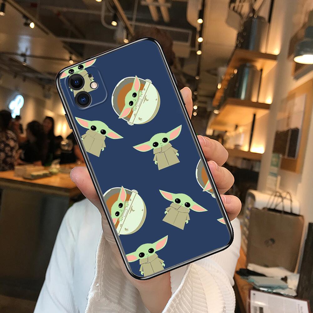 best case for iphone 13 pro max Cute Baby Yoda Phone Cases For iphone 13 Pro Max case 12 11 Pro Max 8 PLUS 7PLUS 6S XR X XS 6 mini se mobile cell case for iphone 13 pro max