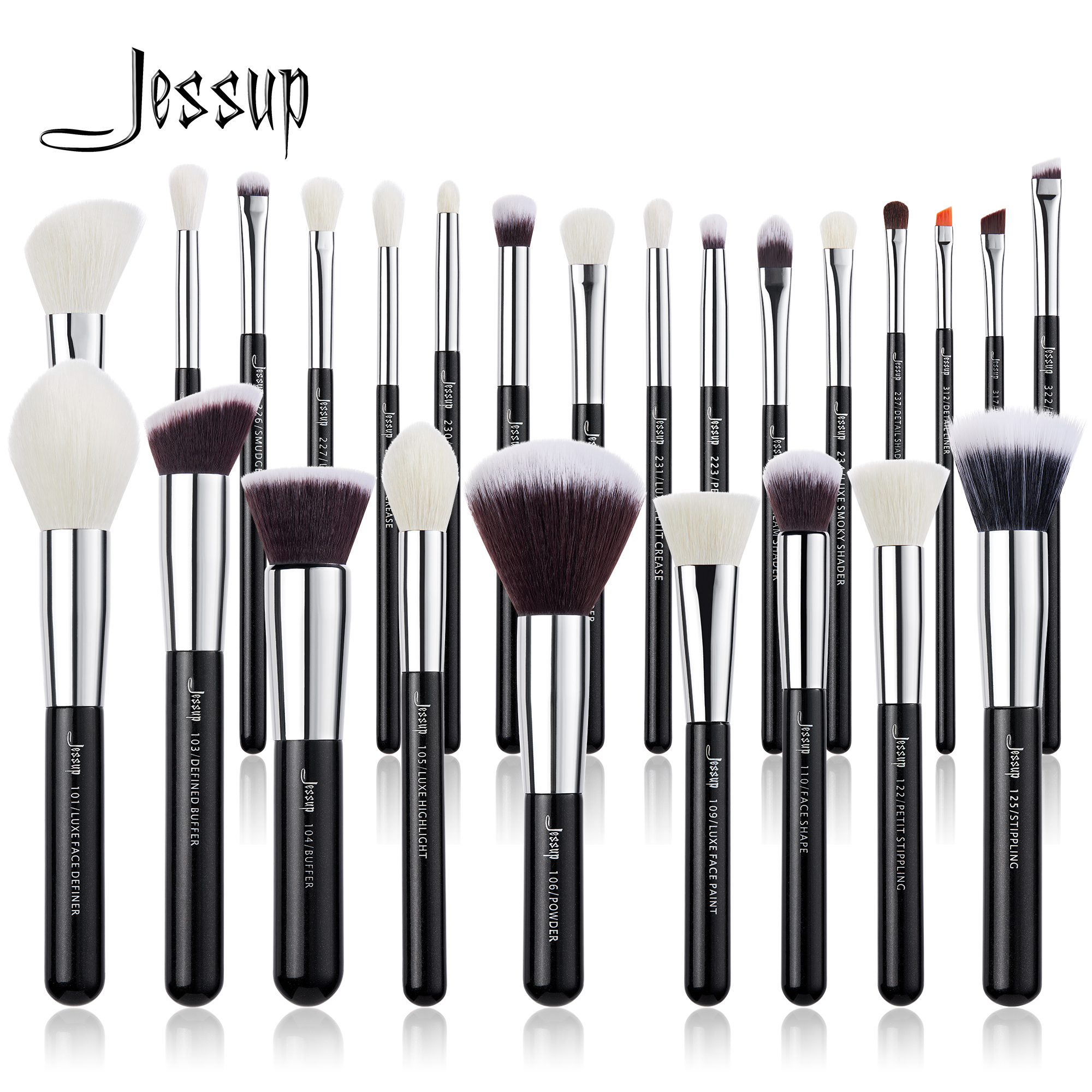 Best of Jessup Makeup Brushes 6- 25pcs Make Up Brush Set Professional Natural Synthetic Foundation Powder Contour Blending Eyeshadow Reviews & Tips