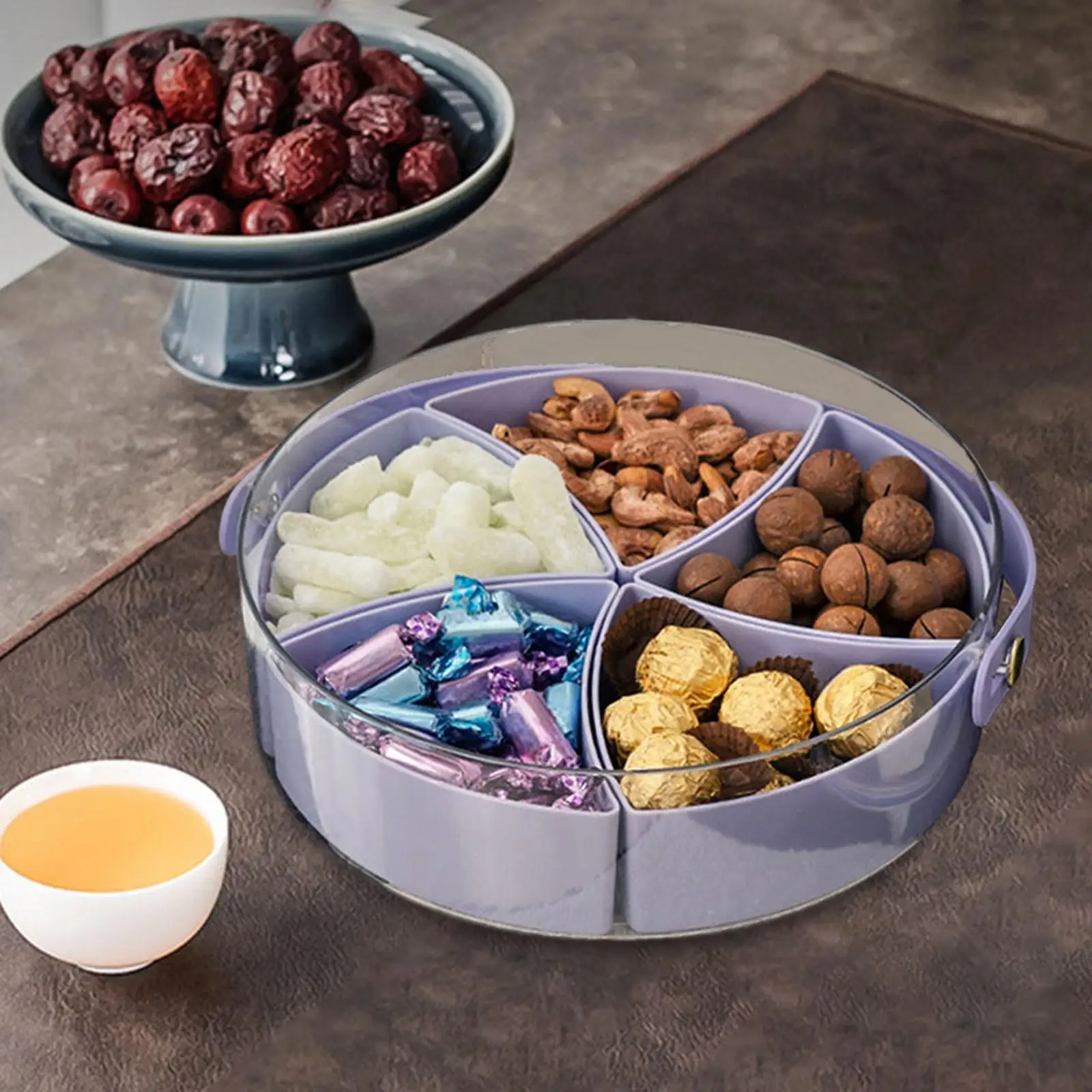 Dried Fruits Serving Tray Appetizer Tray for Serving Guests Birthday Events