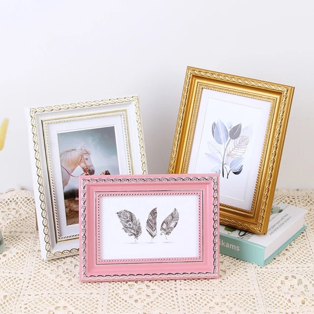 6/7/8 Picture Frames Antique Wall Tabletop Frame Home Decorative Product  - AliExpress