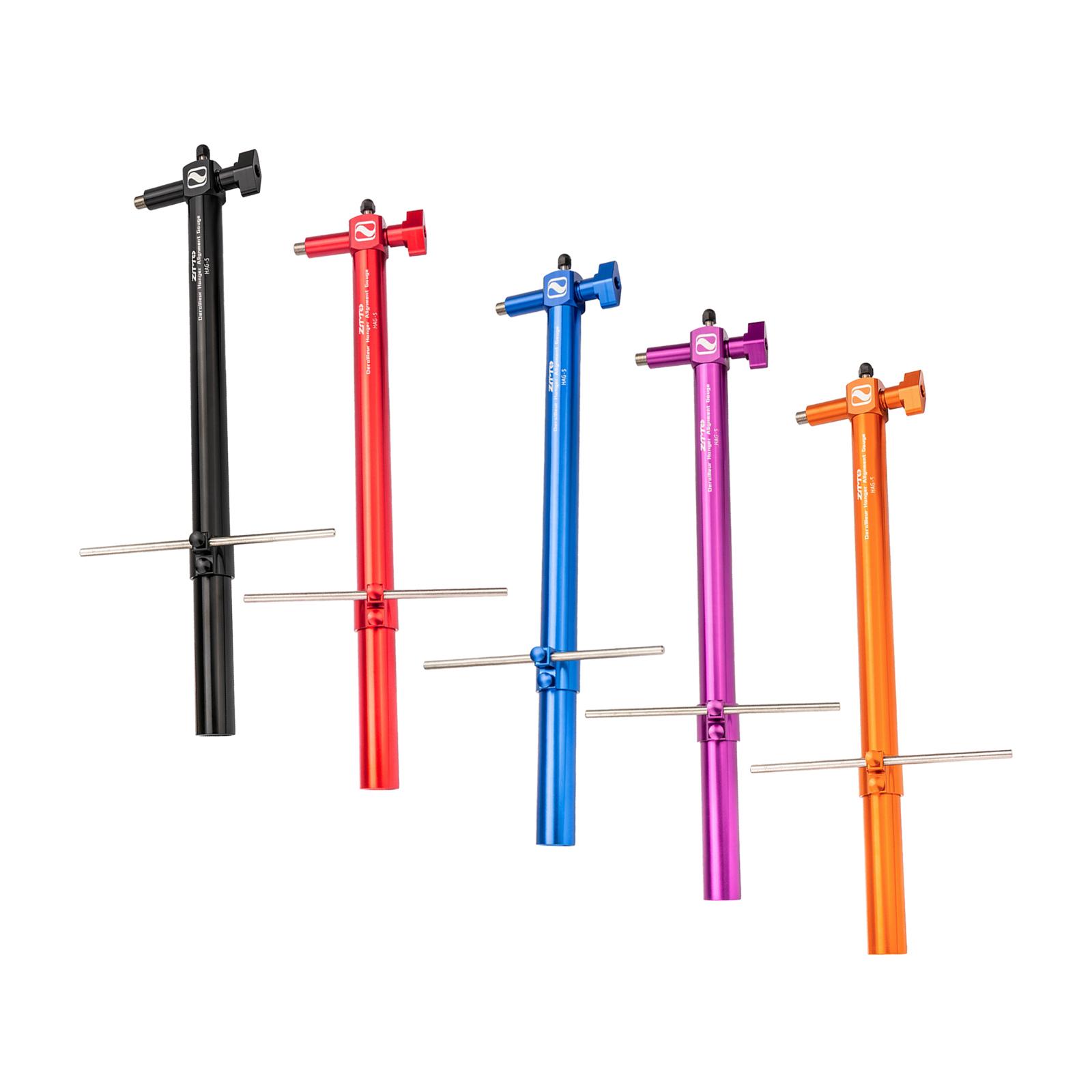 Percha de cambio de bicicletas, herramientas de reparación de calibre de alineación, calibración de gancho para bicicletas de carretera y ciclismo
