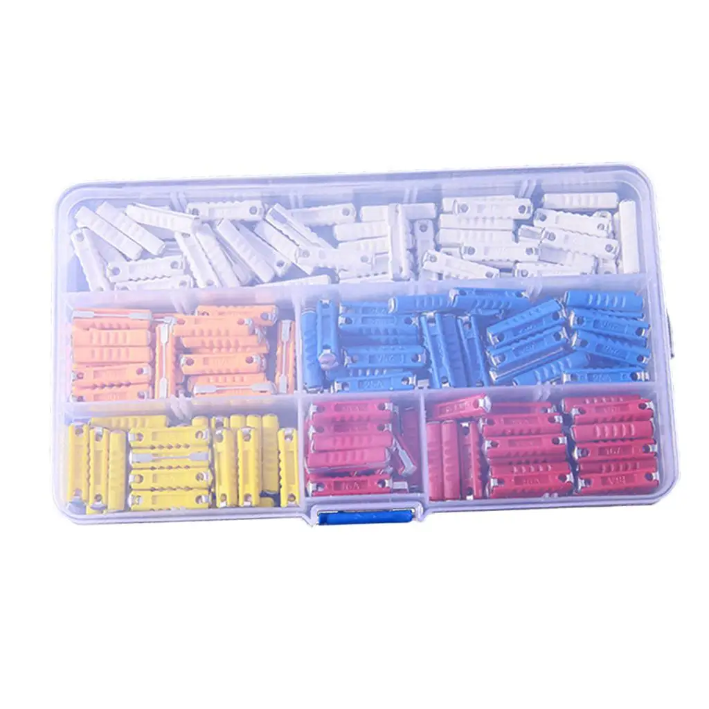 200 X Assorted Automotive Mini  Fuses Set 5A 8A 10A 16A 25A Fuses Car