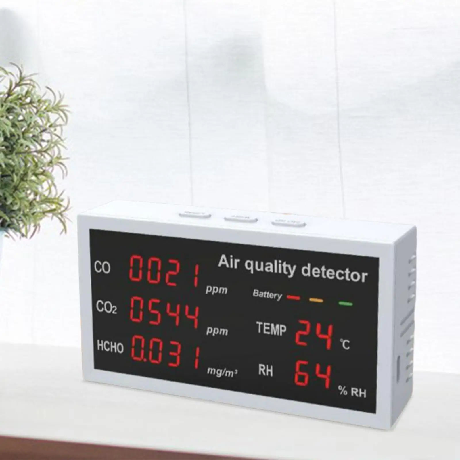  Quality Monitor Temperature Humidity 2 Formaldehide Detector