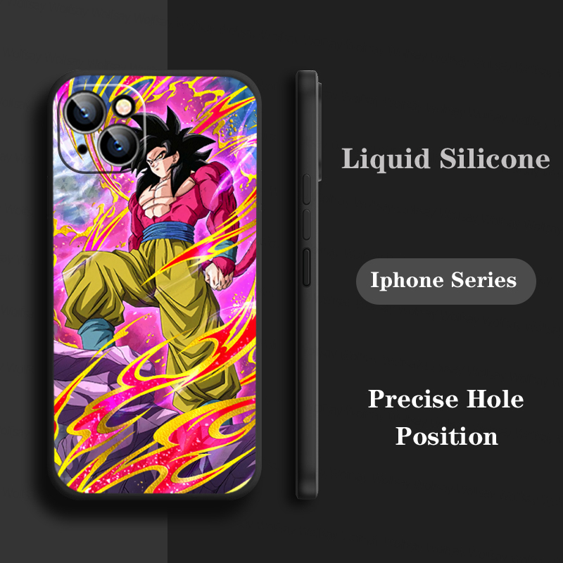 Lively Dragon Ball Gohan Uubu Phone Case For iPhone 8 Plus X Xr Xs 6 6s 8 Plus 11 12 13 Max Pro Mini 7 7P SE 2020 Kmqt Cartoon iphone 13 pro max cover