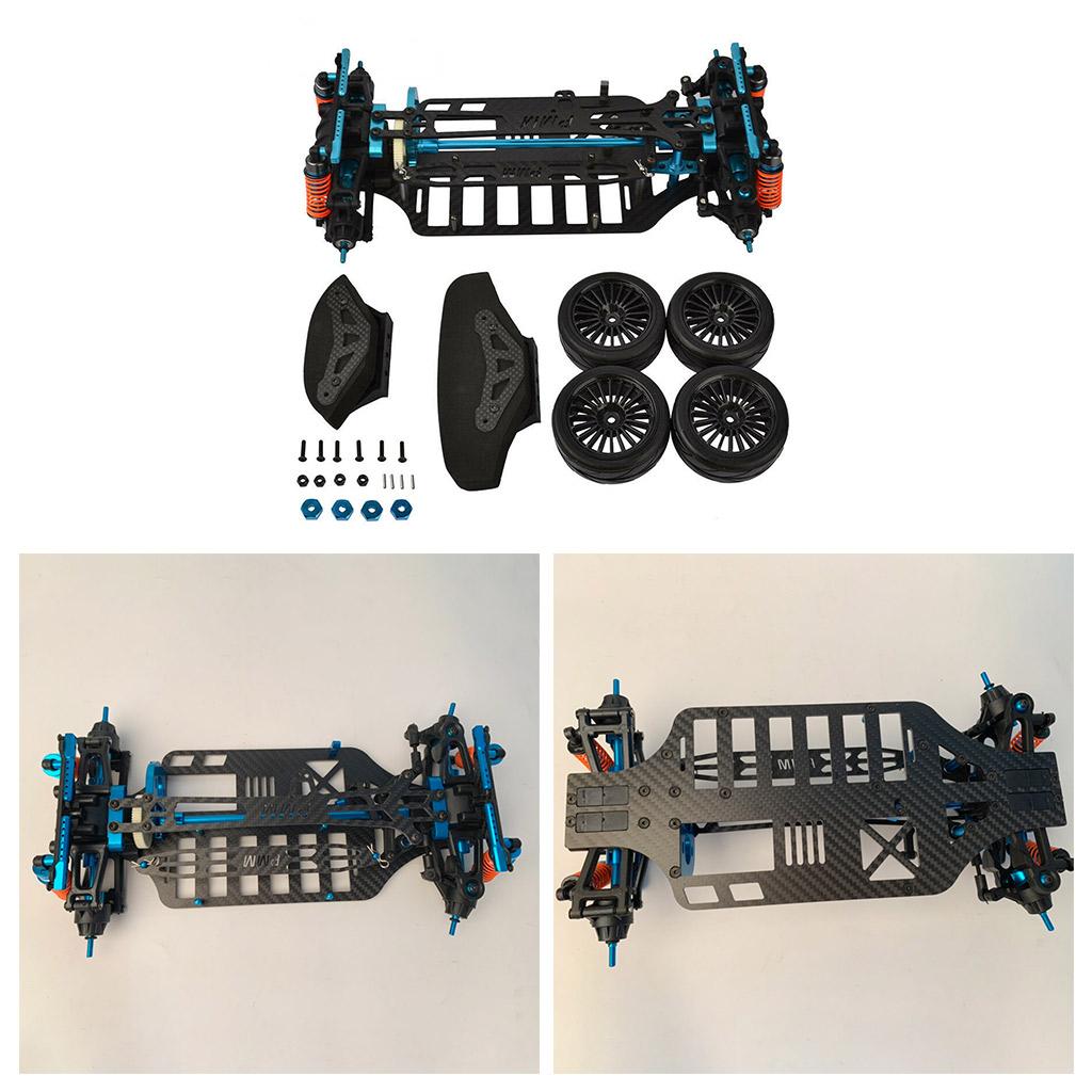 1/10 Scale RC 257mm Wheelbase Chassis Frame for  TT01 Model Car Parts