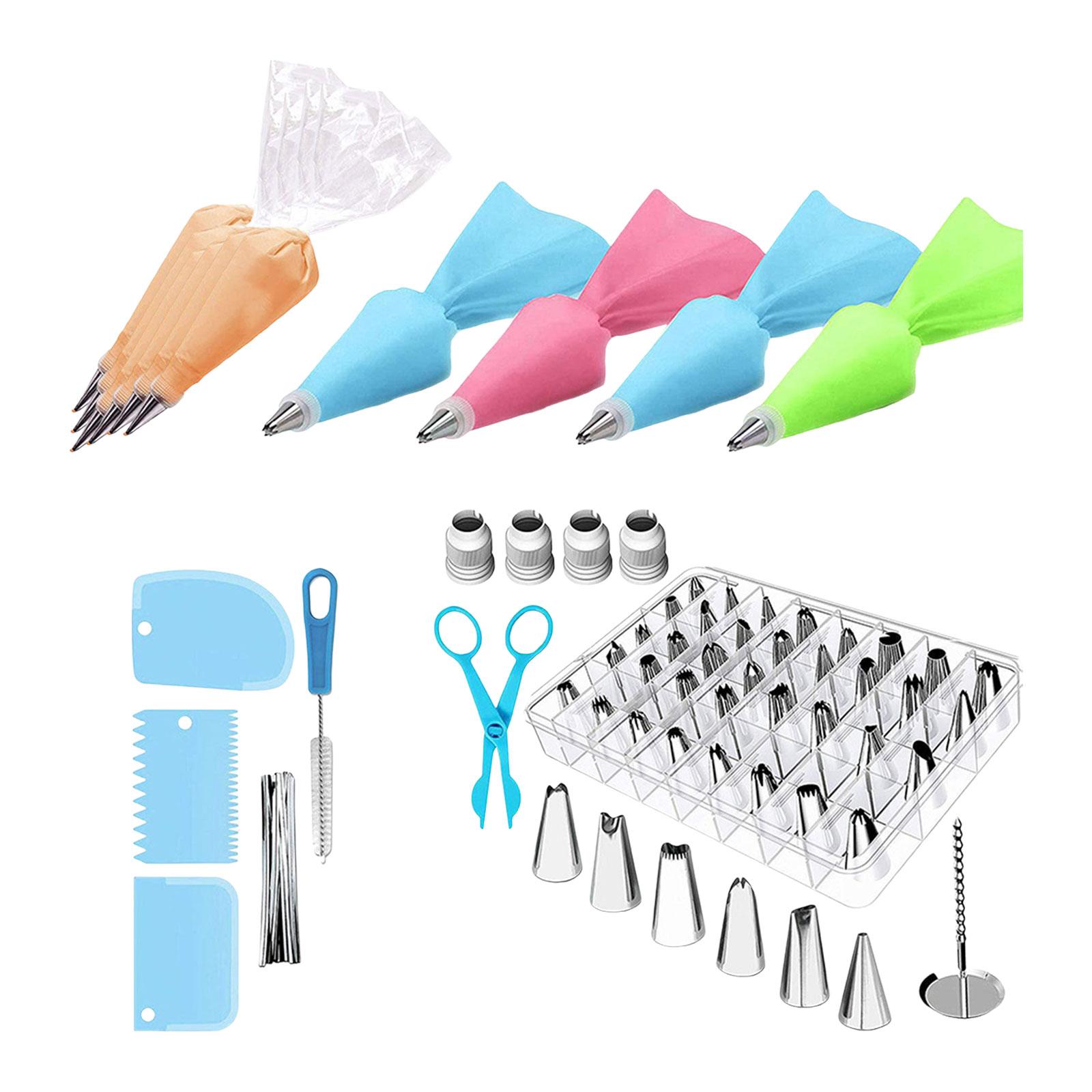 72 Pieces Cake Decorating Tools Reusable Cookie Icing Cakes Cupcakes Homemade