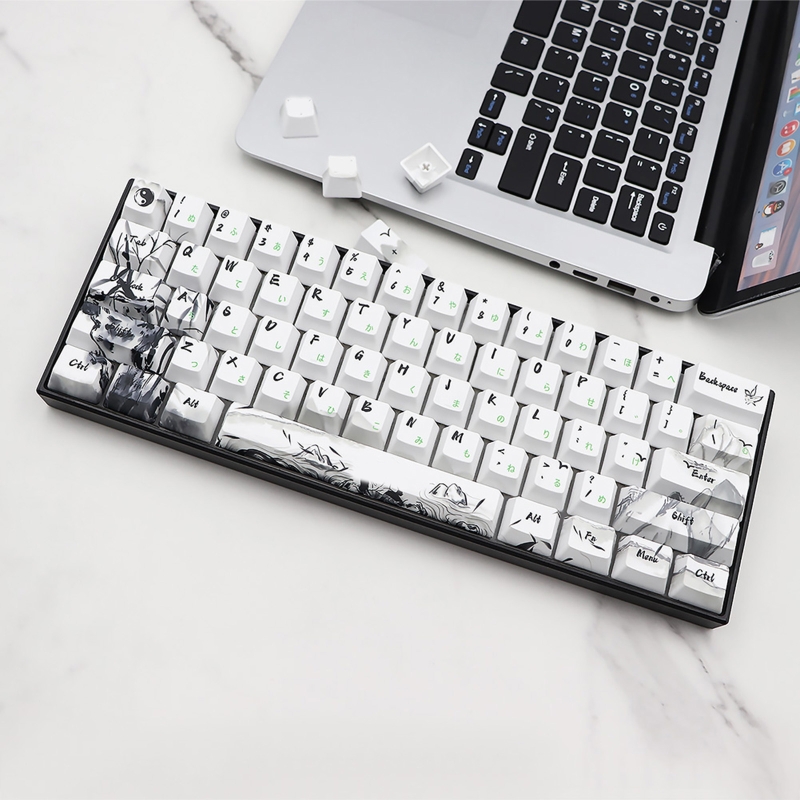 grosso dos keycaps pbt da tintura de pbt subbed