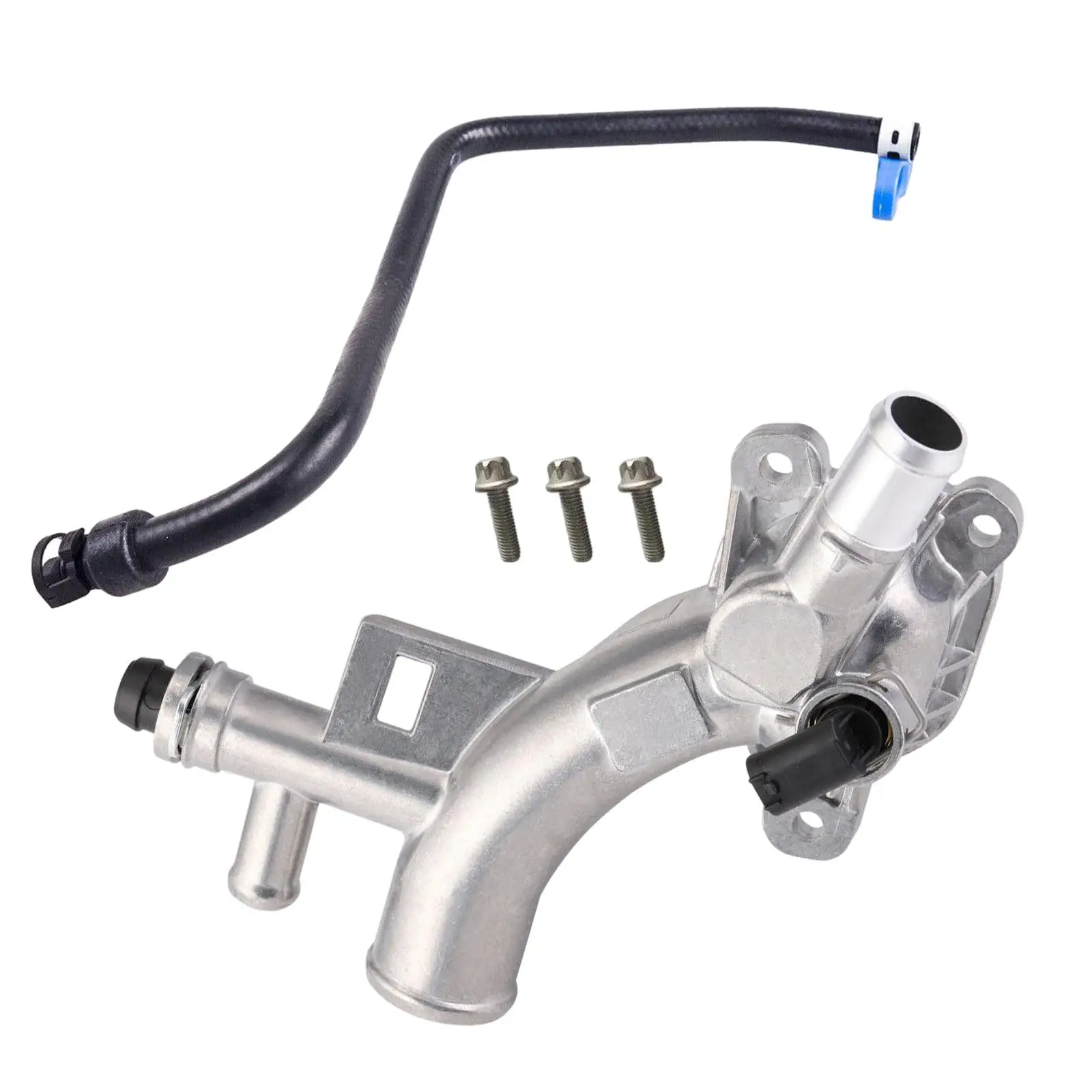 Water Outlet Thermostat Coolant Water Outlet 25193922 Metal 55565334 Inlet Hose Directly Replace for Cruze 1.4L