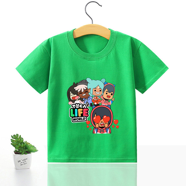 Hot Children Game Toca Life World Tshirt 3D Anime Toca Boca Life World Game  T Shirt Kids Tops Tee Teenager Oversized Streetwear - AliExpress