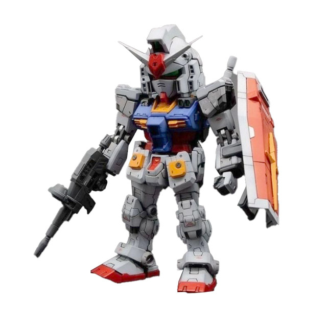 Suntoys Sd Bb Rx-78 Gundam Large Head Primary Color Dual Weapon  Configuration Model Action Figure Anime Figure Gift Freshman - Action  Figures - AliExpress