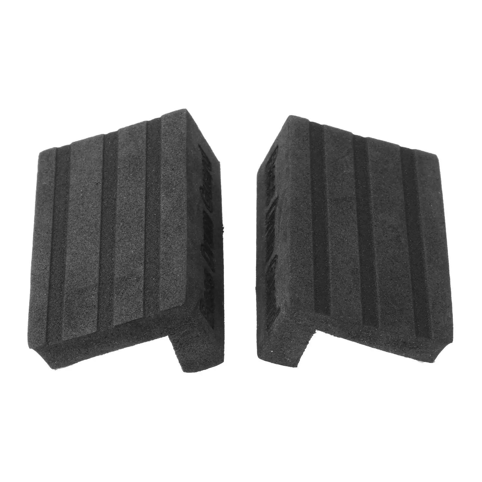 2 Pieces Bass Drum Hoop Guard Pads Non Slip Sponge Fixed Floor Anti-Slip Cotton Accessories Drum Black Hoop Protector