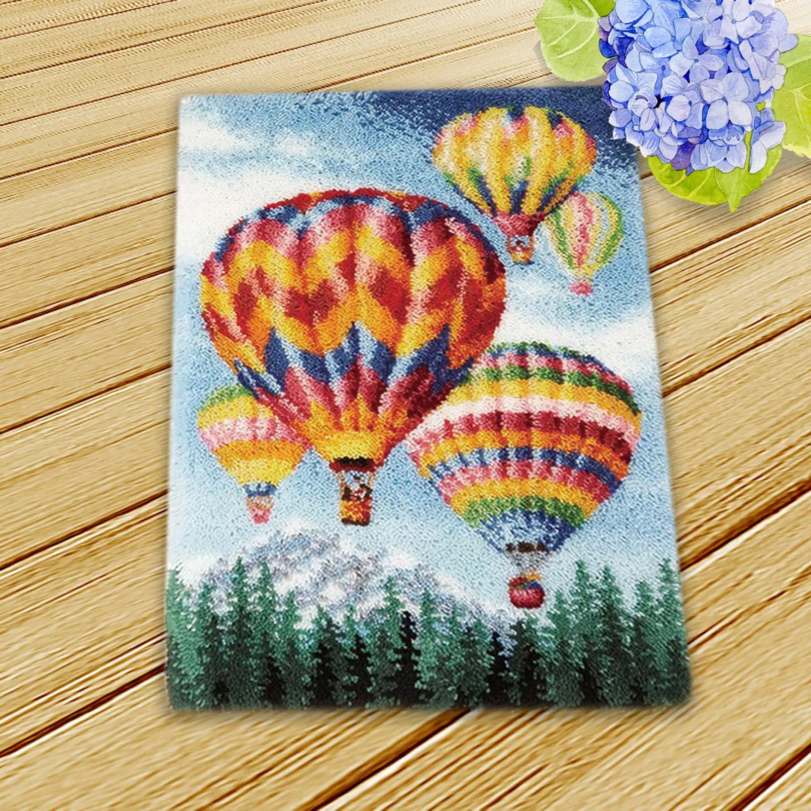  Rug Kits Carpet Embroidery Hot Air Balloon for Adults Kids Crafts