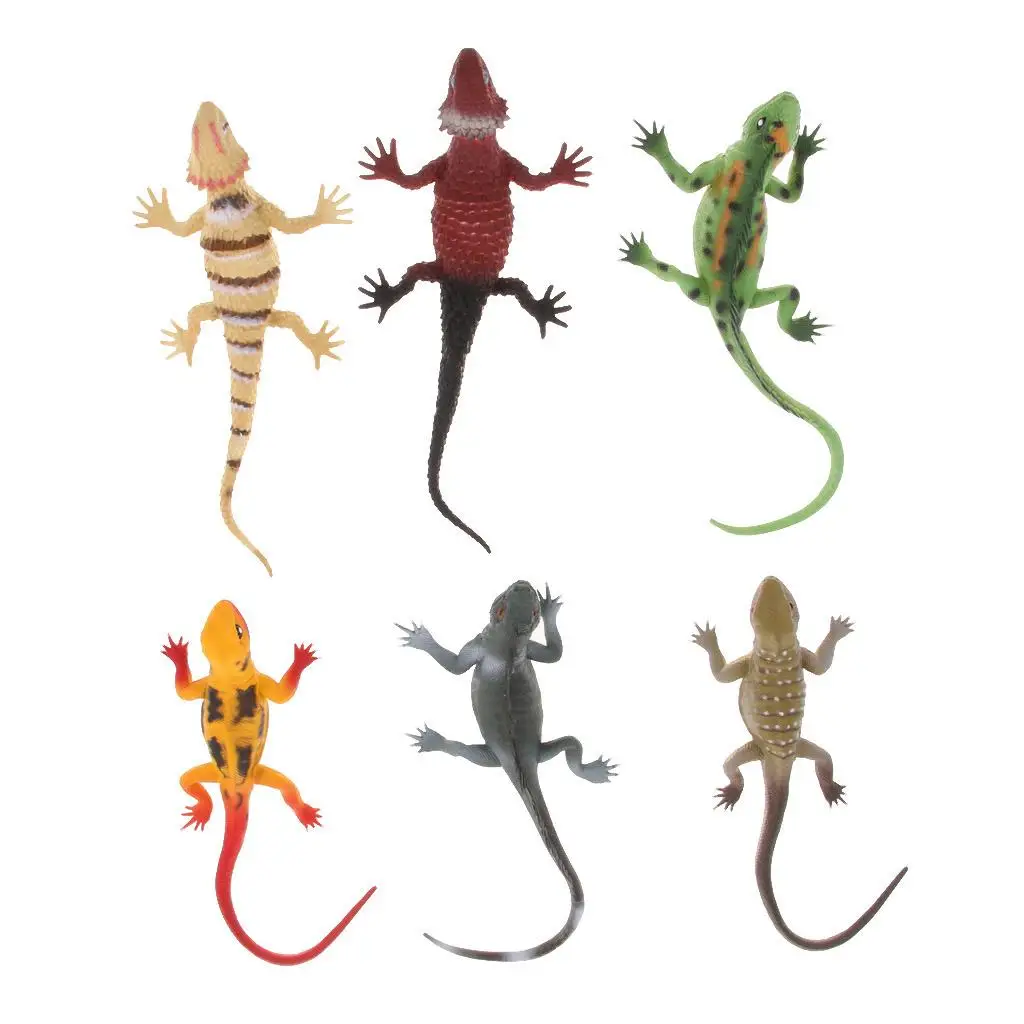 6Pcs  Model Toy High Simulation Animal Pretended Play