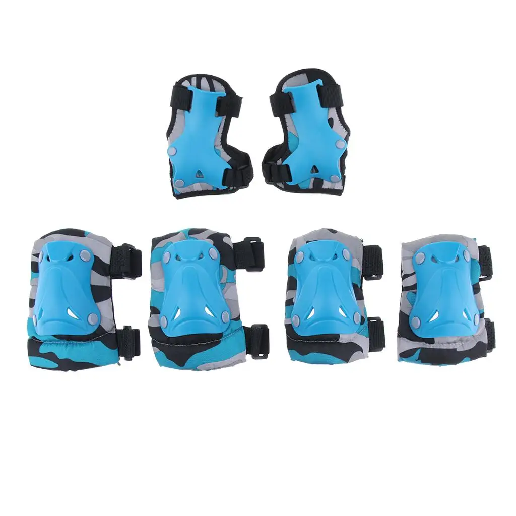 Boys Girls Kids Skate Cycling Bike Safety Knee Elbow Pad Set Multi Sports Protective Gear