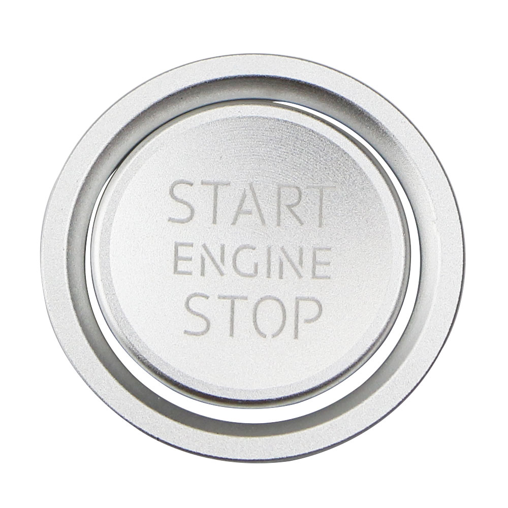Aluminiumlegierung Auto Zündung Motor Start Stop Knopf Abdeckung Fall Aufkleber für Audi A4 B8 B9 A5 A6 A7 C7 Q3 Q5 S3 Zubehör – Detail 8