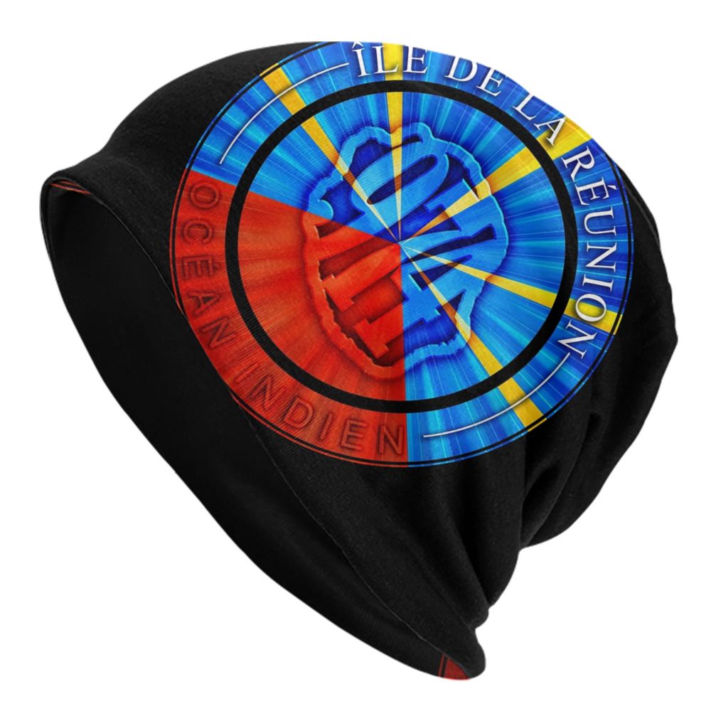 Benutzerdefinierte 974 Reunion Island Signature 7 Maveli R Skullies Beanies Caps Cool Winter Warm Damen Herren Strickmütze Erwachsene Motorhaube Hüte – Detail 13