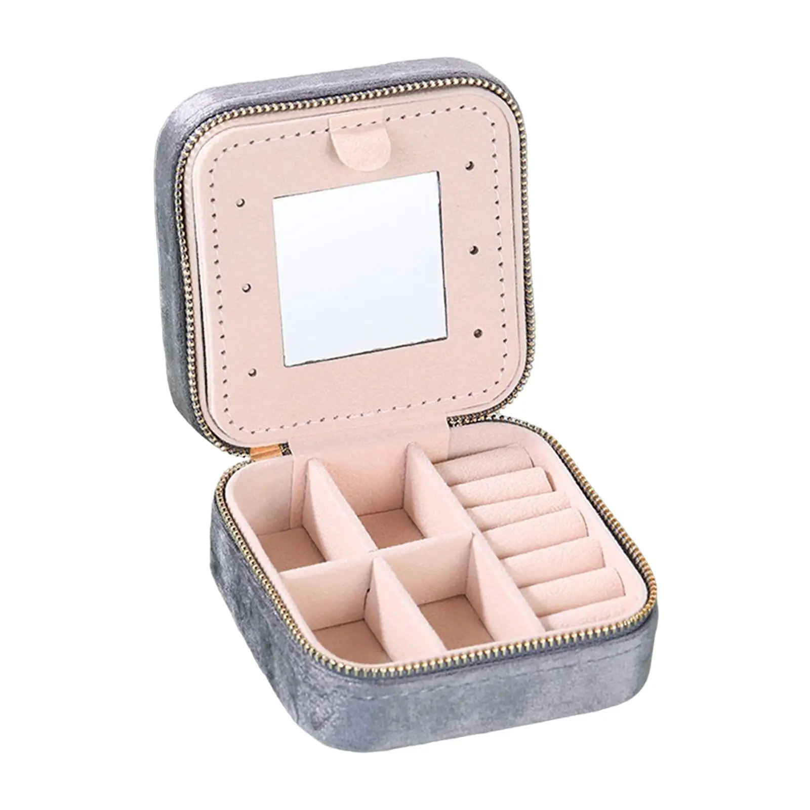 Small Jewellery Box Portable Jewelry Container for Rings Pendant Bracelet