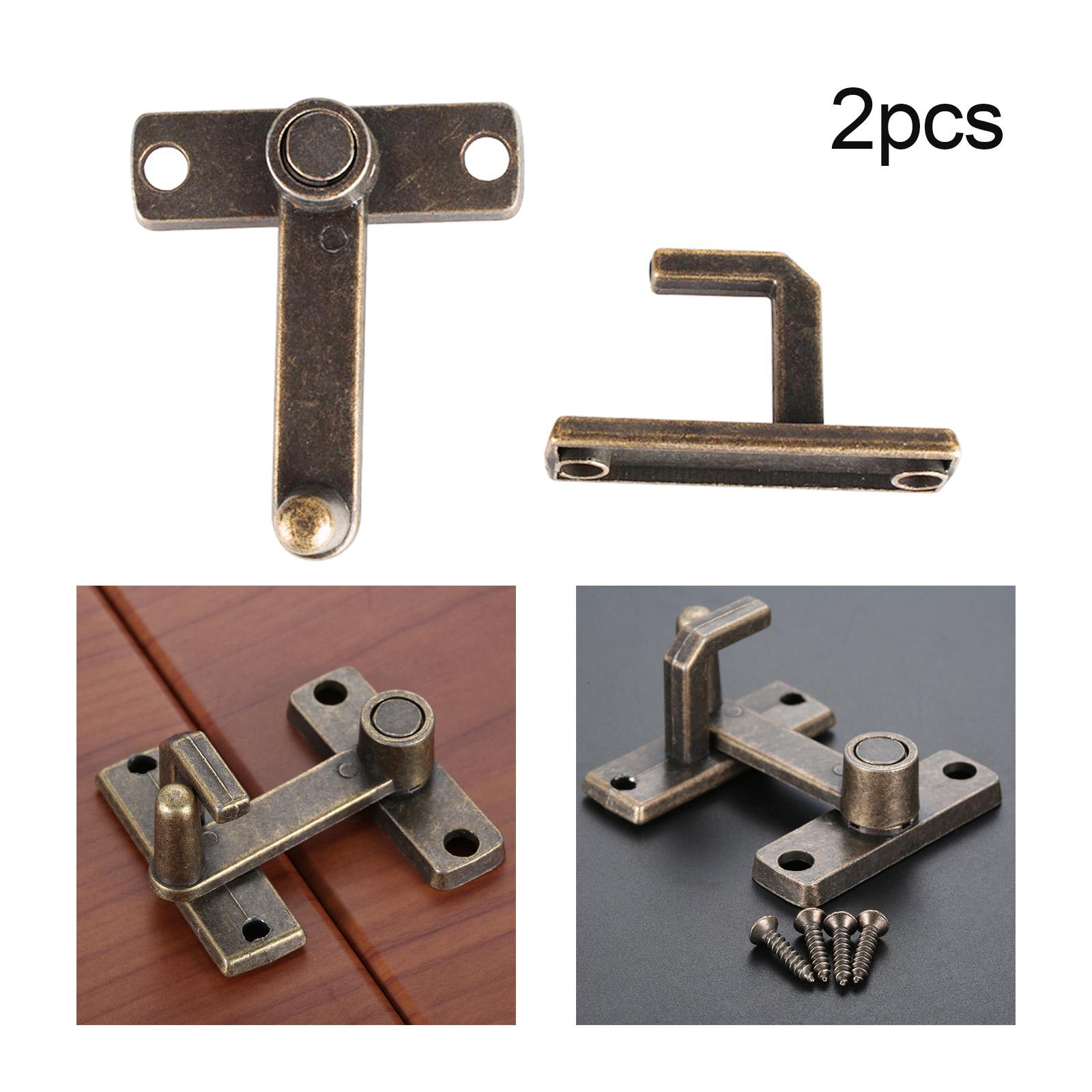 Description Picture 4 of itemBarn Sliding Door Lock Vintage Style Hardware Gate Latch for