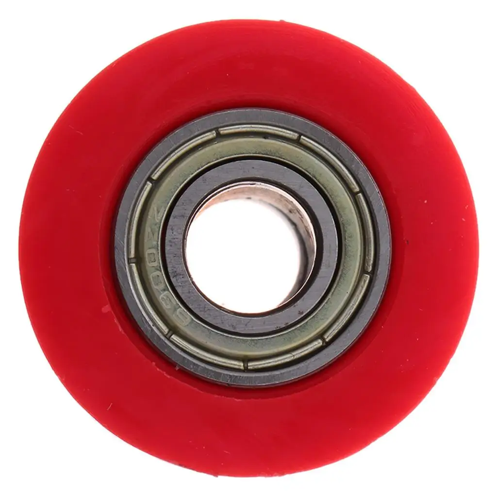 Motorcycle 8mm /10mm Chain Roller Pulley Tensioner Wheel Guide For Cars