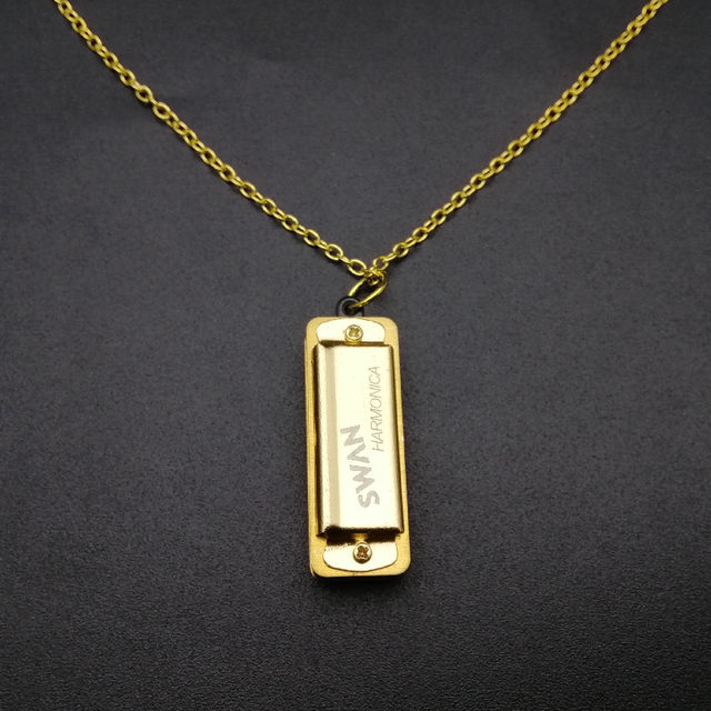 SWAN　HARMONICA　ハーモニカ　ネックレス　2個セット　極めて珍しい SWAN HARMONICA ハーモニカ ネックレス 2個セット 極めて珍しい