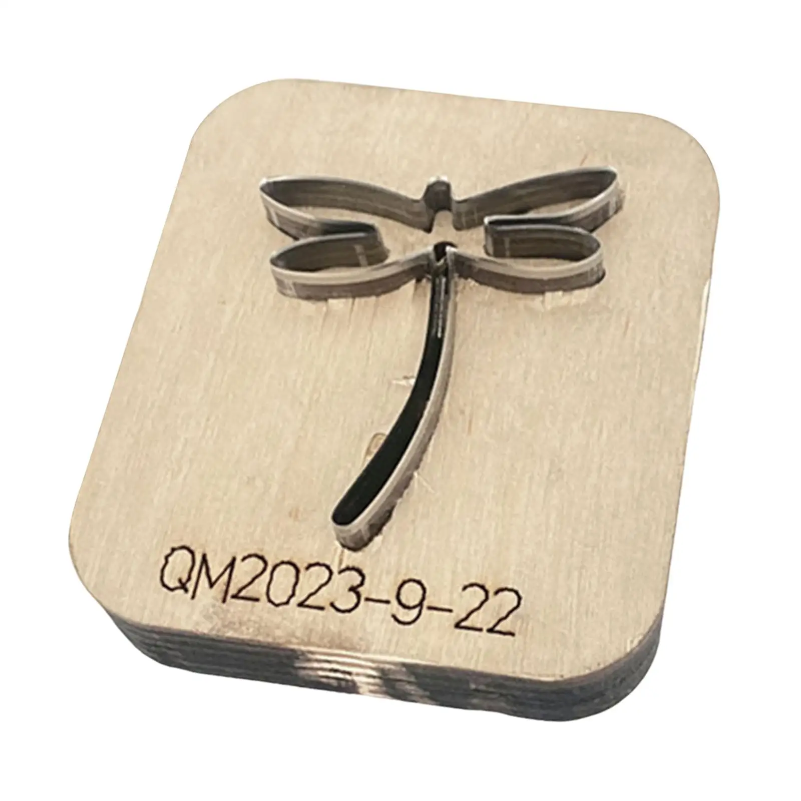 Leather Cut Mould Dragonfly Simple to Use Portable Home Stable Wooden Cutting Die Starter Practical Cutting Tool Scrapbook DIY