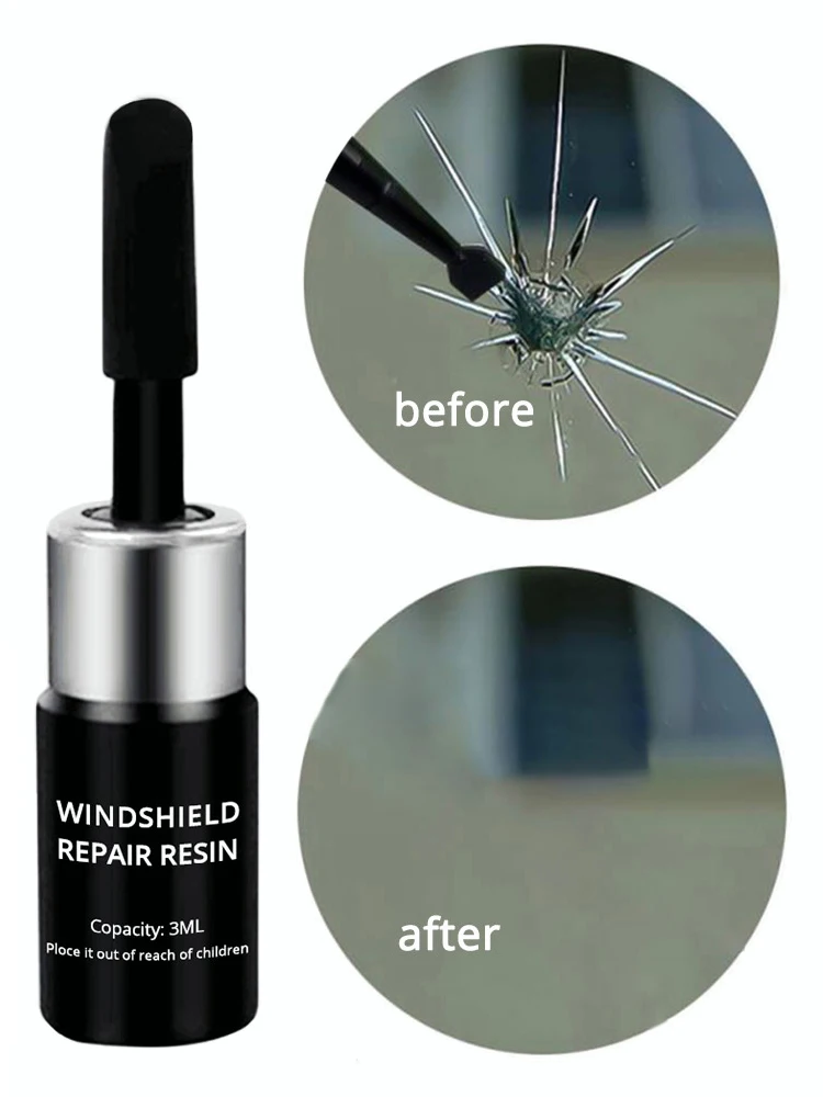 Car Windshield Glass Cracked Repair Agent Window Glass Scratch Nano Repairing Set Crack Restore Traceless Curing Glue Tools