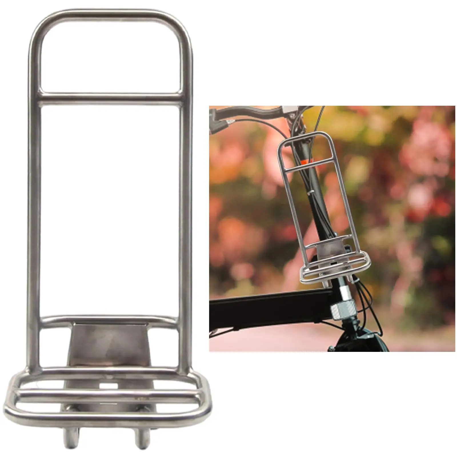 `s`s Bicycle Front Rack Super Lightweight Reinforced Titanium Front Rack for `s`s