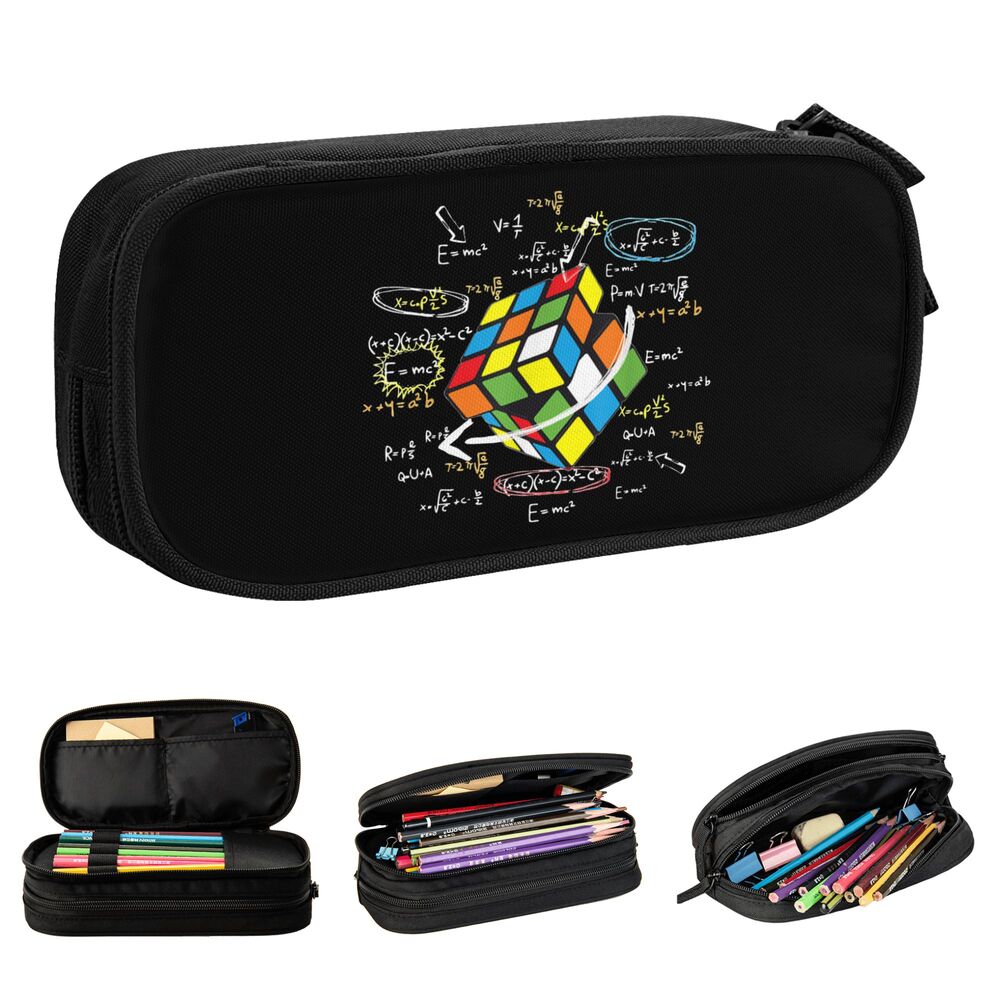 Math Lovers Pen Bag, Grande armazenamento, Material