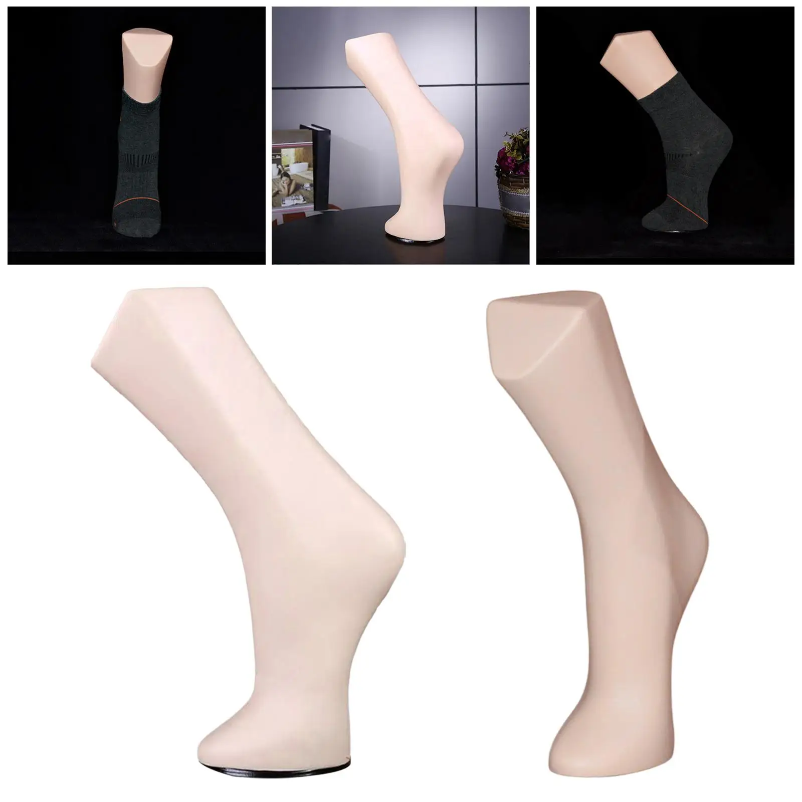Plastic Foot Sock Model Stocking Display Display Stand Display Mannequin Shoes Support for Store Shop Home