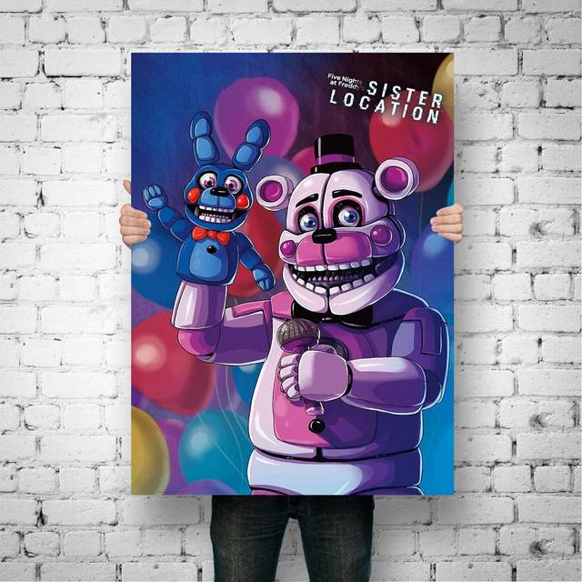 Freddys cinco noites fnaf-ultimate grupo jogo quadros de pintura em tela  quadros e posters arte da parede para o quarto de gamer decoração da barra  de casa - AliExpress