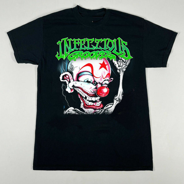 New Infectious Grooves Gift For Fan Cotton Black All Size New Infectious Grooves Gift For Fan Cotton Black All Size