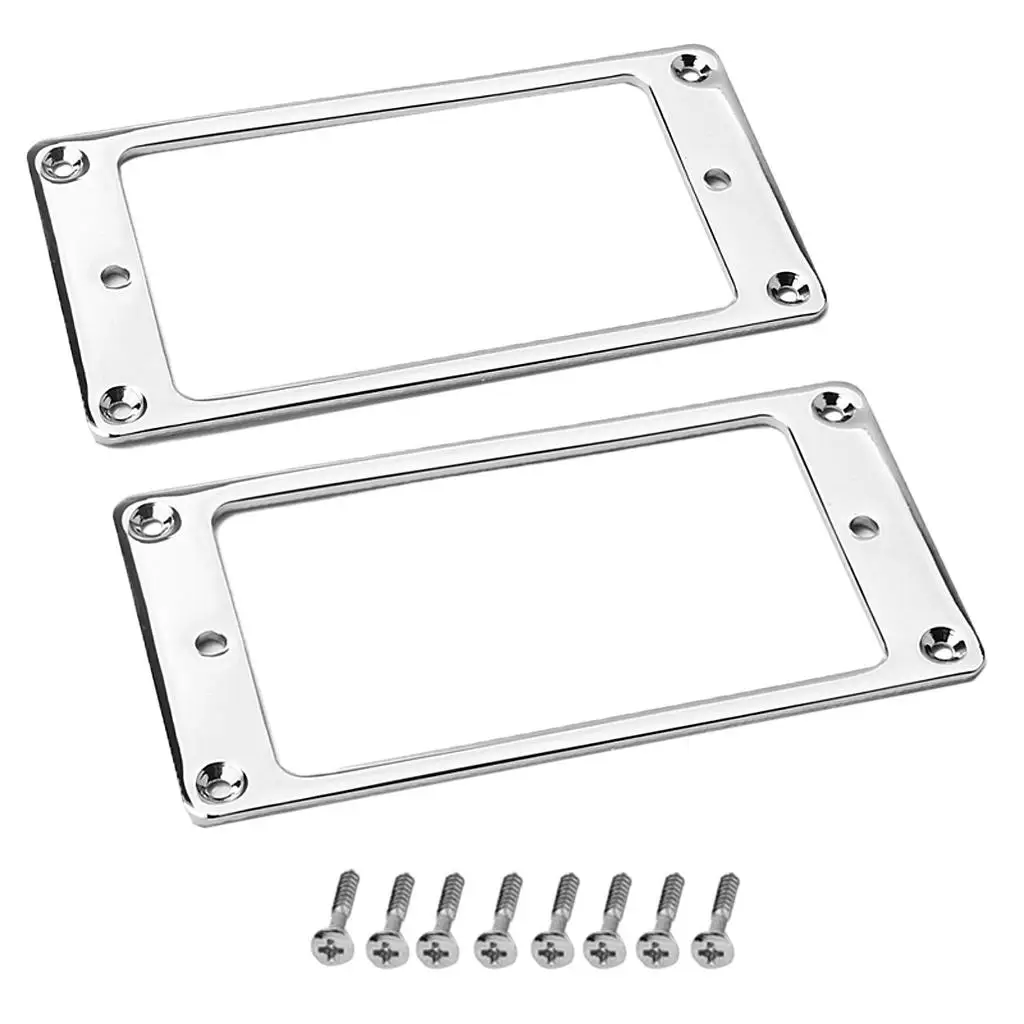 2x Replacement Pickup Mountings Frame for LP Guitar Parts with Screw
