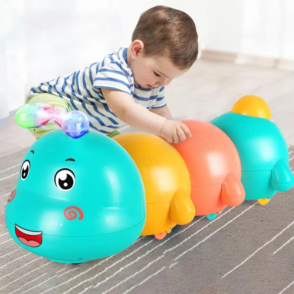 Electric Caterpillar Toy with Lights/Music Lighting  for Children
