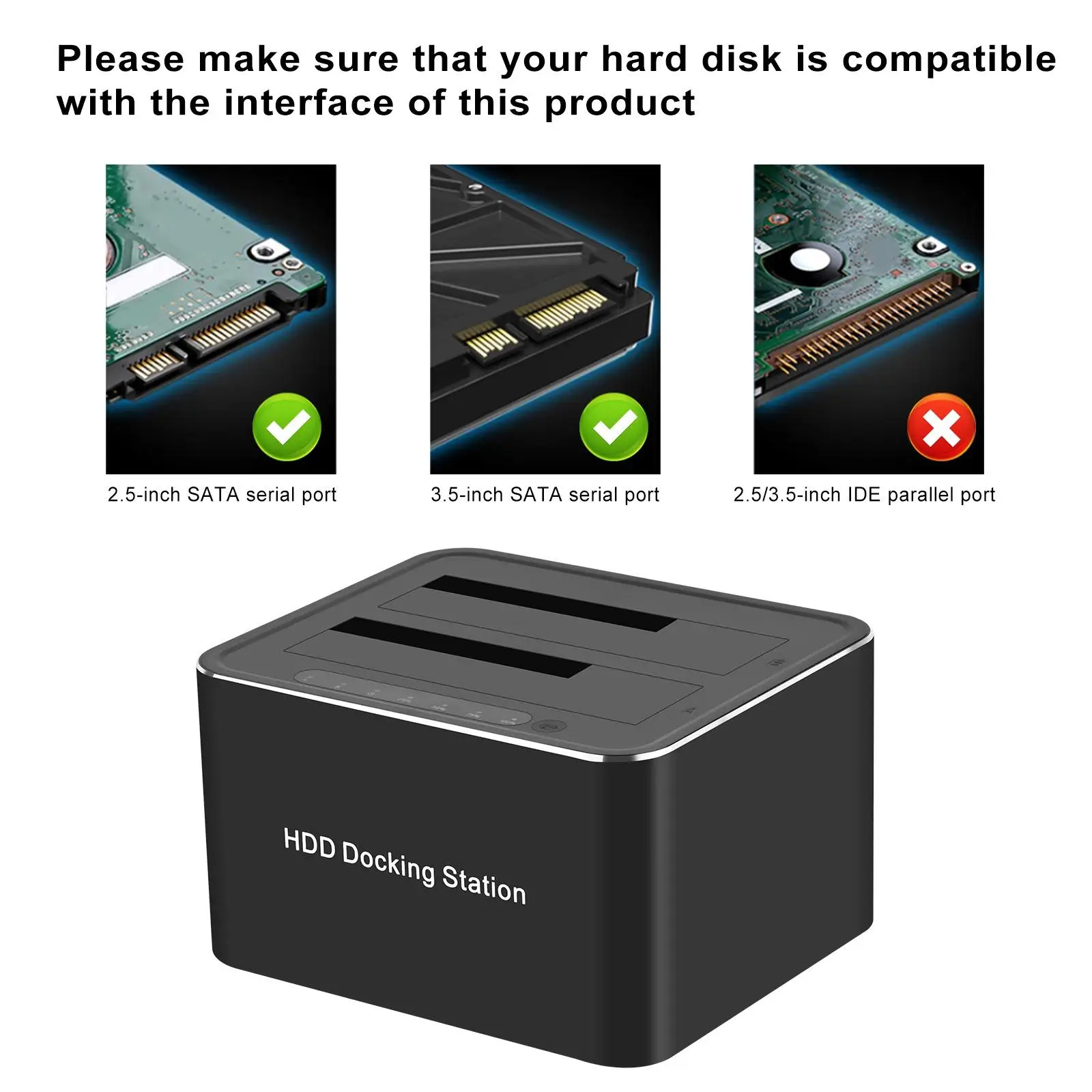 USB 3.0 to SATA Hard Drive Docking Station UK for 2.5