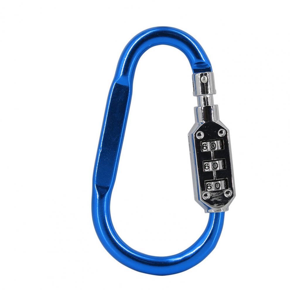 Title 8, Bicycle Anti-theft Lock Carabiner Password Alum...