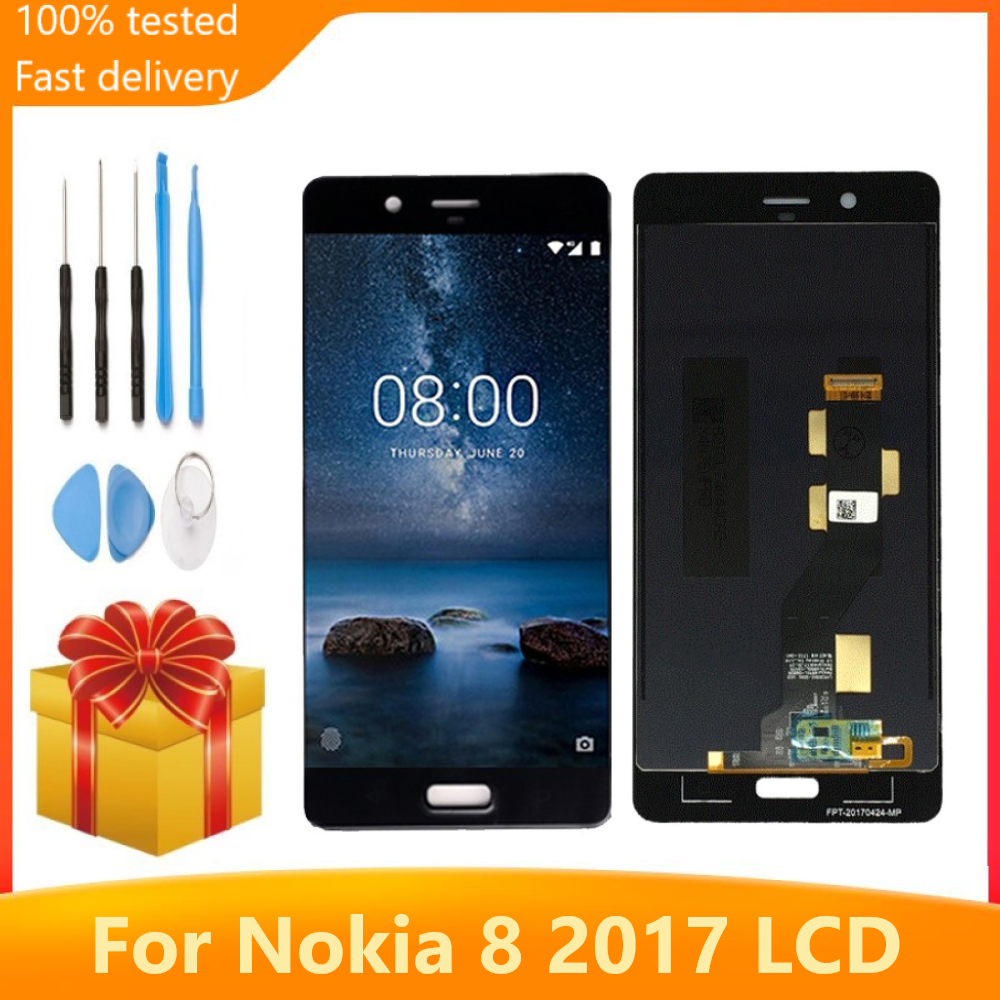 Оригинальный ЖК-дисплей 5,3 дюймов для Nokia 8 TA-1004 TA-1012 TA-1052 с  сенсорным экраном и дигитайзером в сборе для Nokia N8, сменный ЖК-дисплей |  AliExpress