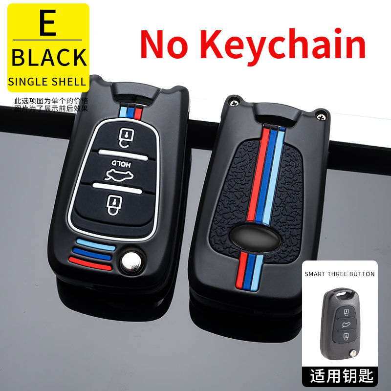 Lega Silicone 3 pulsanti Flip Cover telecomando portachiavi per Kia K2 K5 Pro Ceed HYUNDAI I20 I30 I40 copertura chiave auto SANTA - Sdc18a6fadd83495491968c37f5062bd72