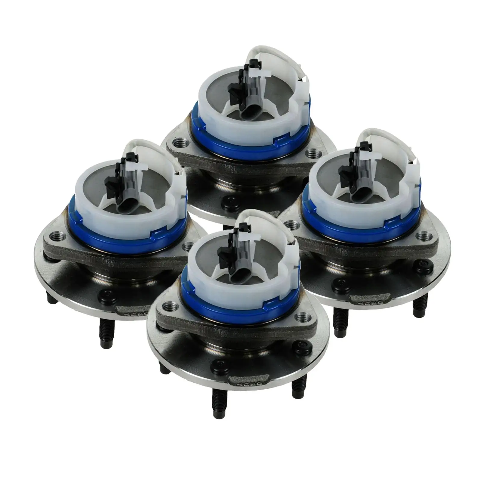 4Pcs 25693148 Durable Front Rear Premium Wheel Hub and Bearing Assembly for Cadillac Sts 2007-2009 Awd Sts 2007 Rwd, Base